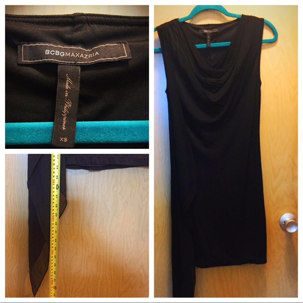 BCBGMaxAzria Black Malory Dress